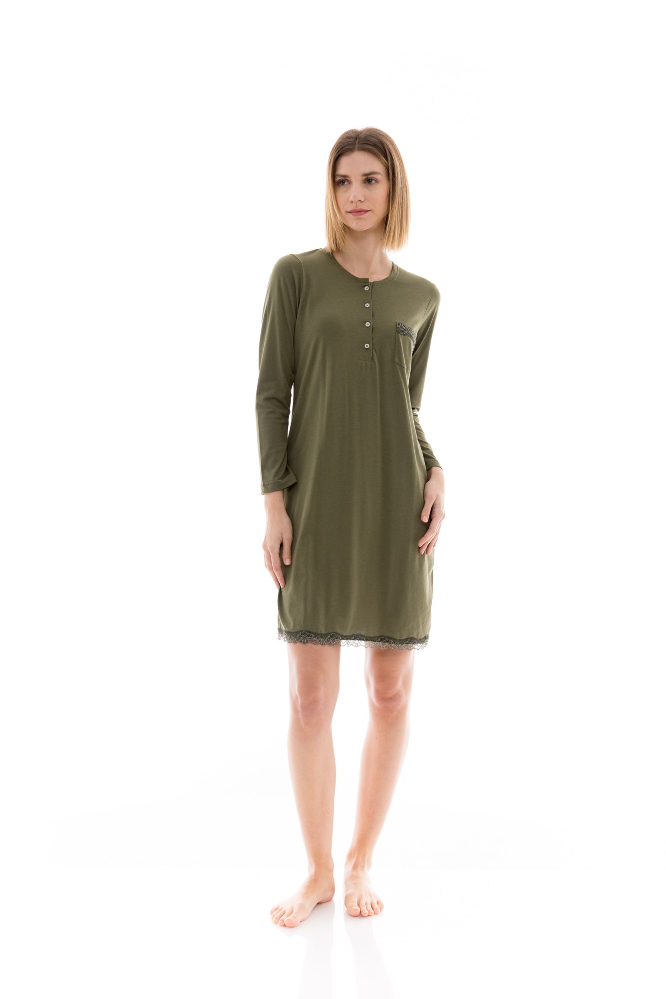 Pink Label - Nightgown Solid Forest