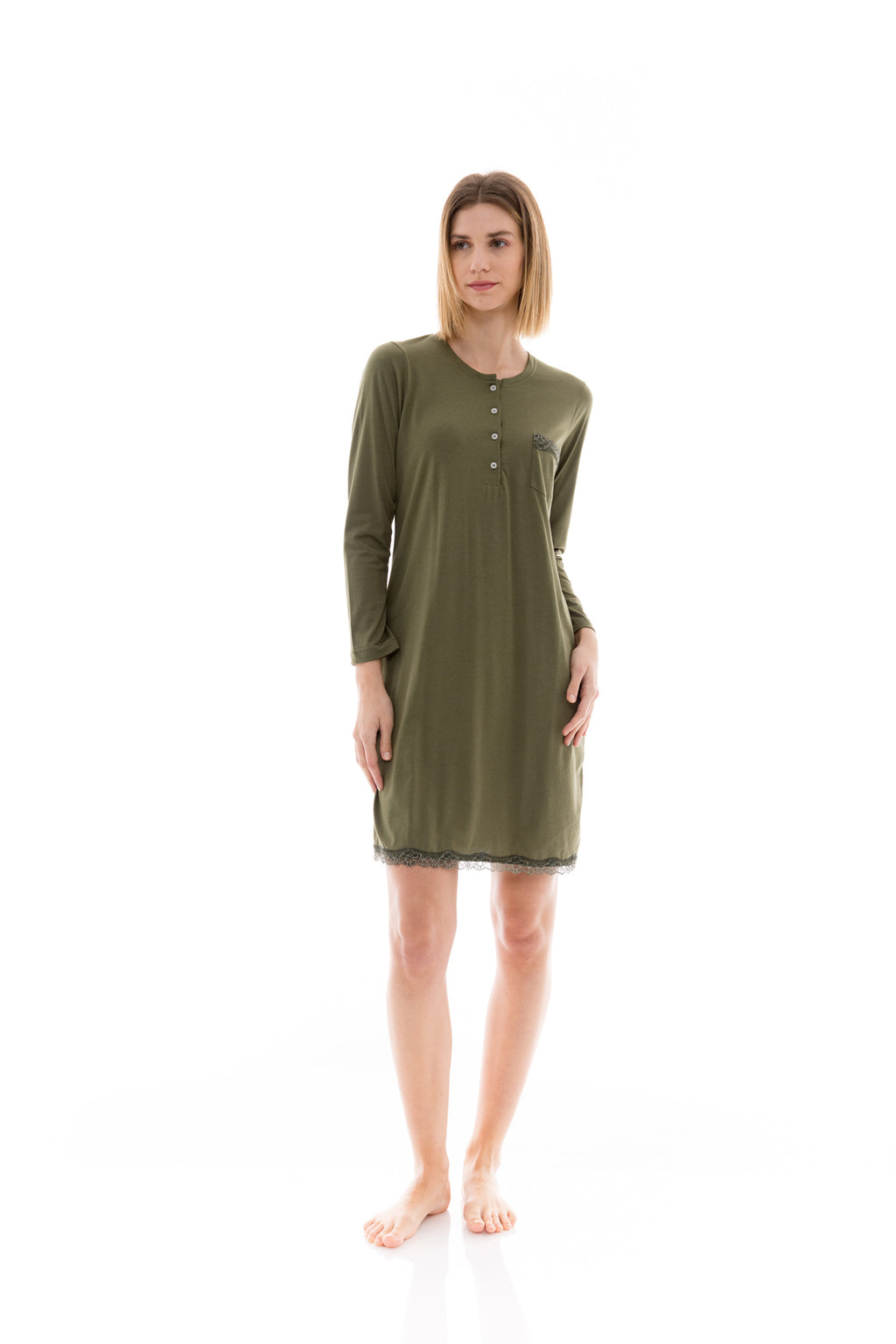Pink Label - Nightgown Solid Forest
