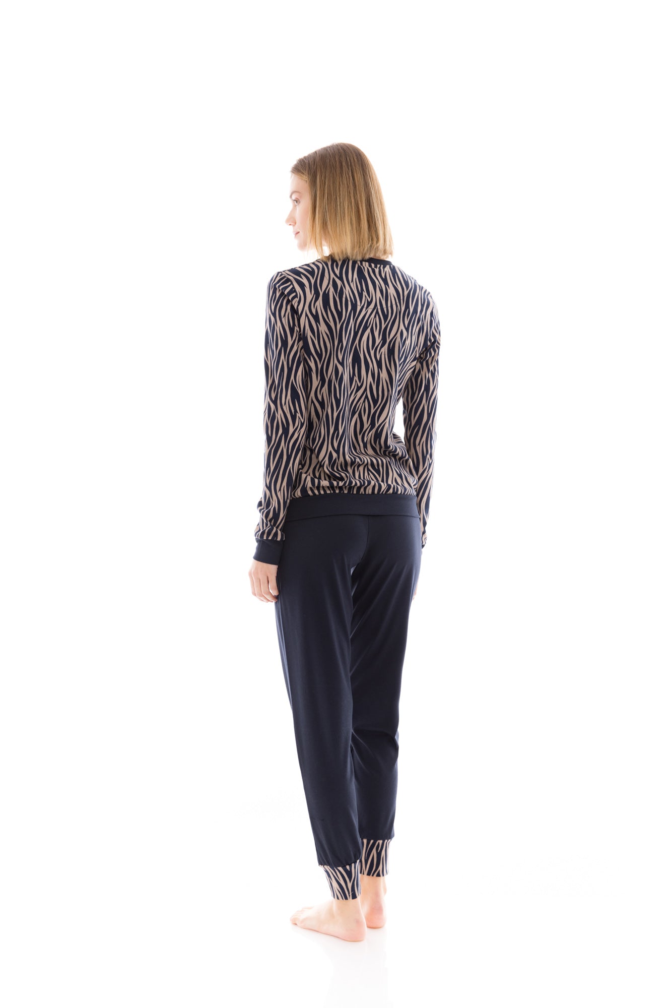 Pink Label - Pyjama Beige Zebra