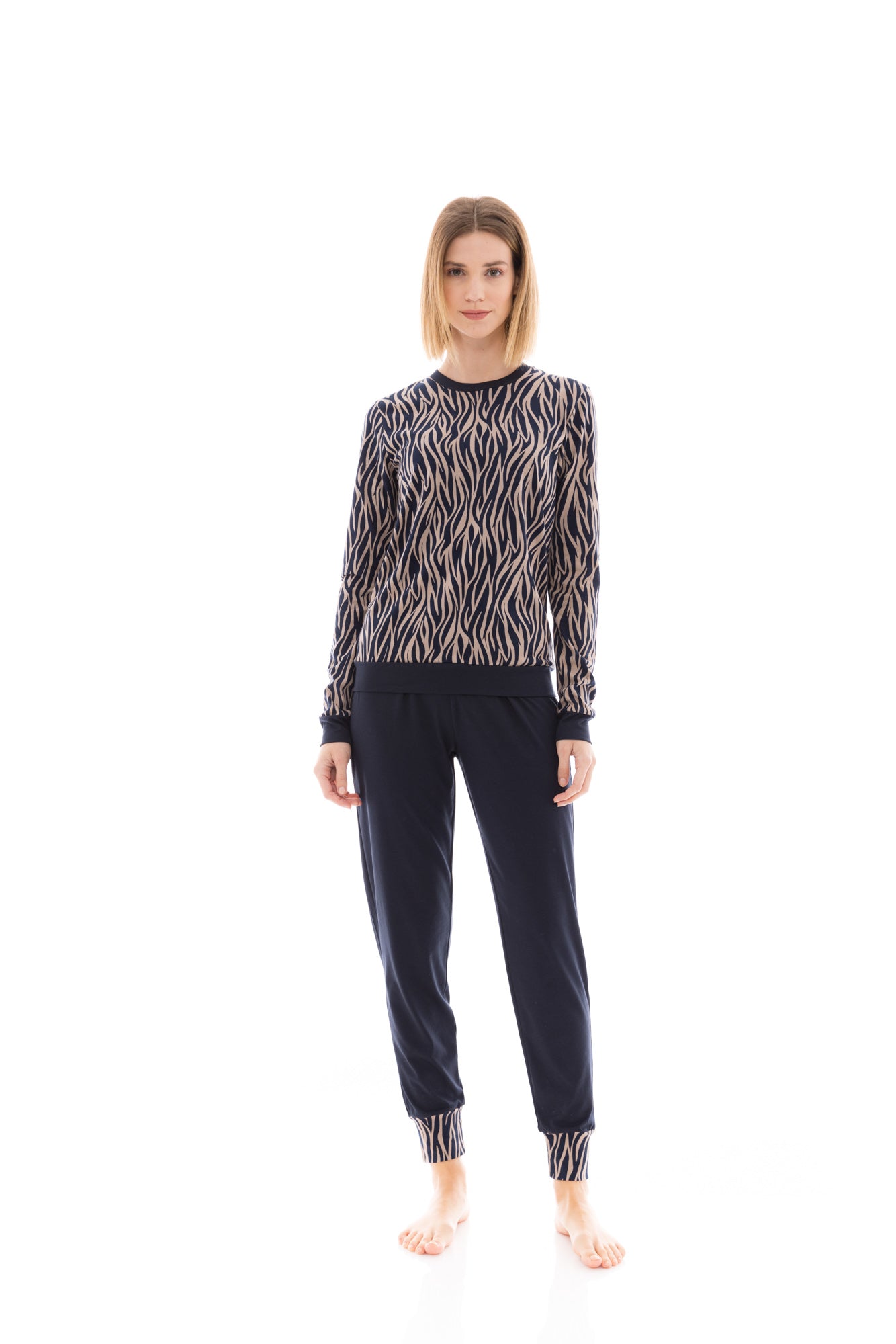 Pink Label - Pyjama Beige Zebra