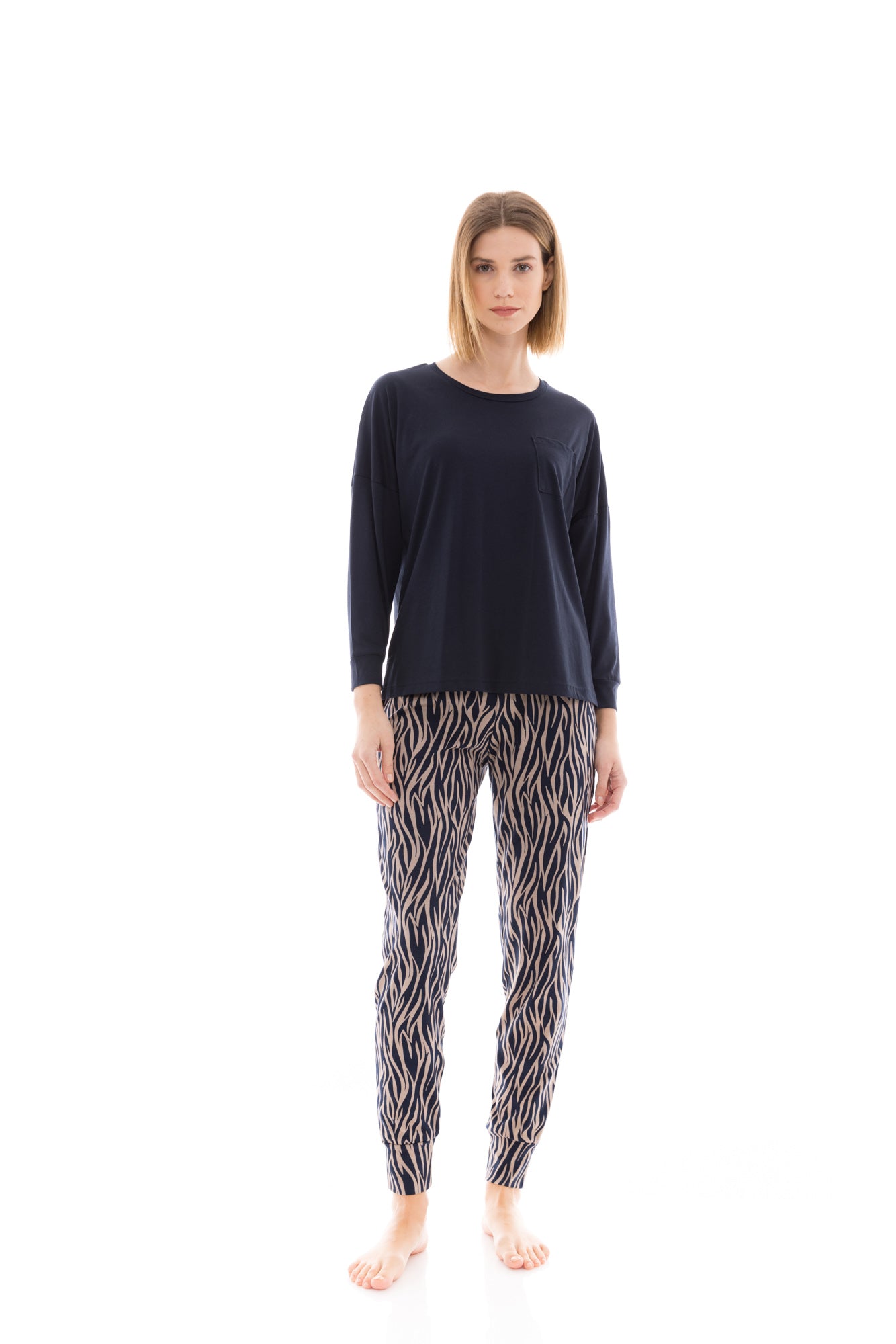 Pink Label - Pyjama Beige Zebra