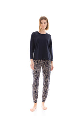 Pink Label - Pyjama Beige Zebra