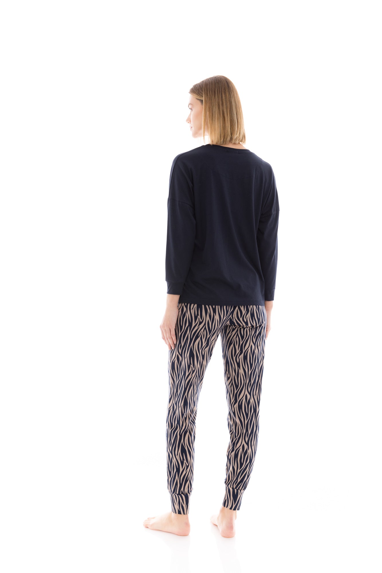 Pink Label - Pyjama Beige Zebra