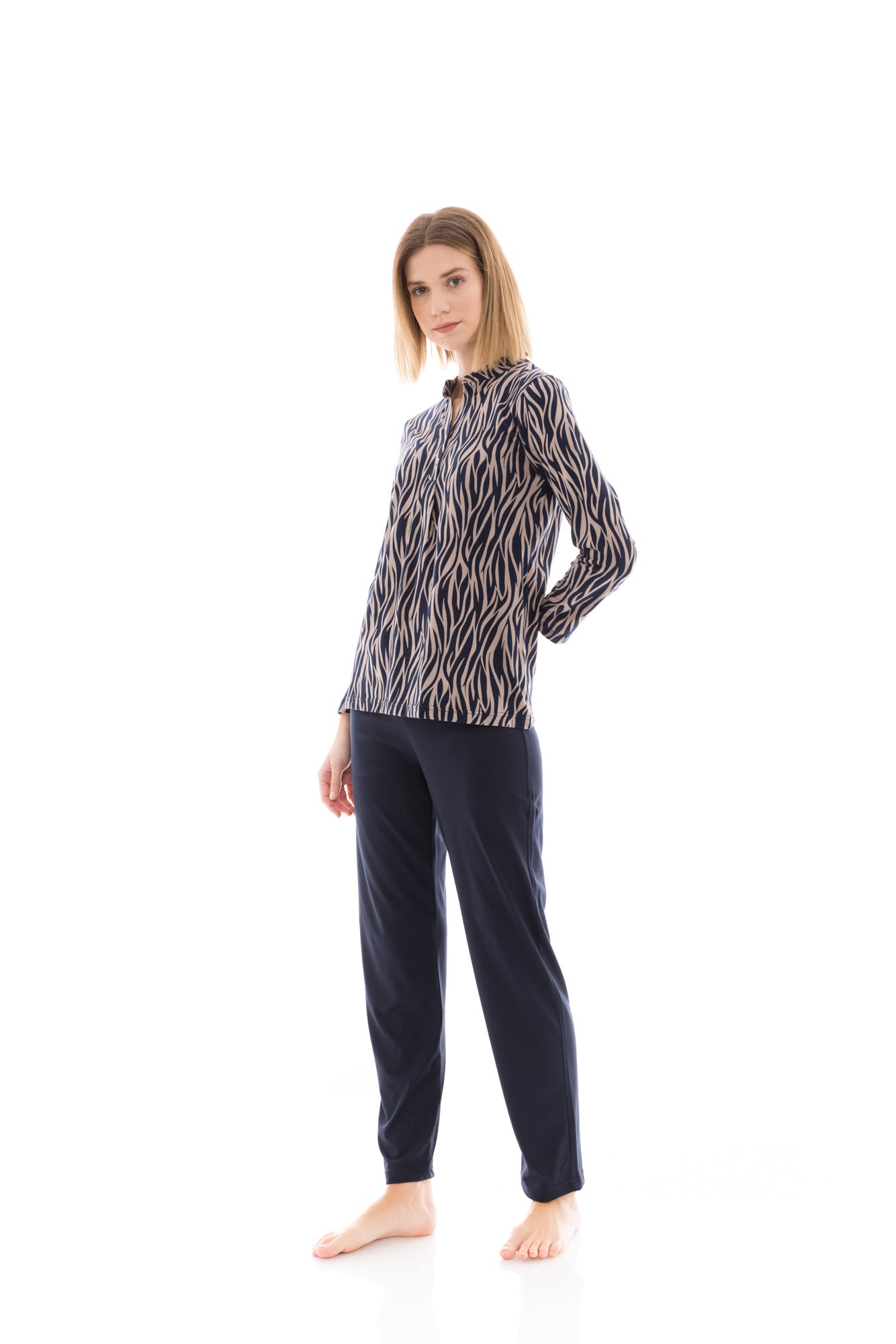 Pink Label - Pyjama Beige Zebra