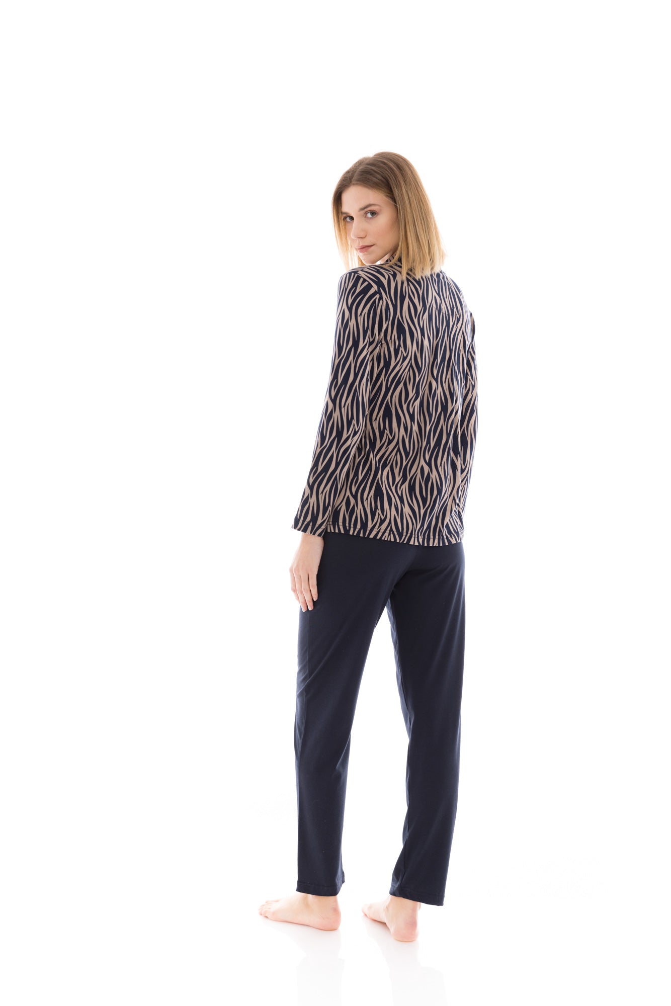 Pink Label - Pyjama Beige Zebra