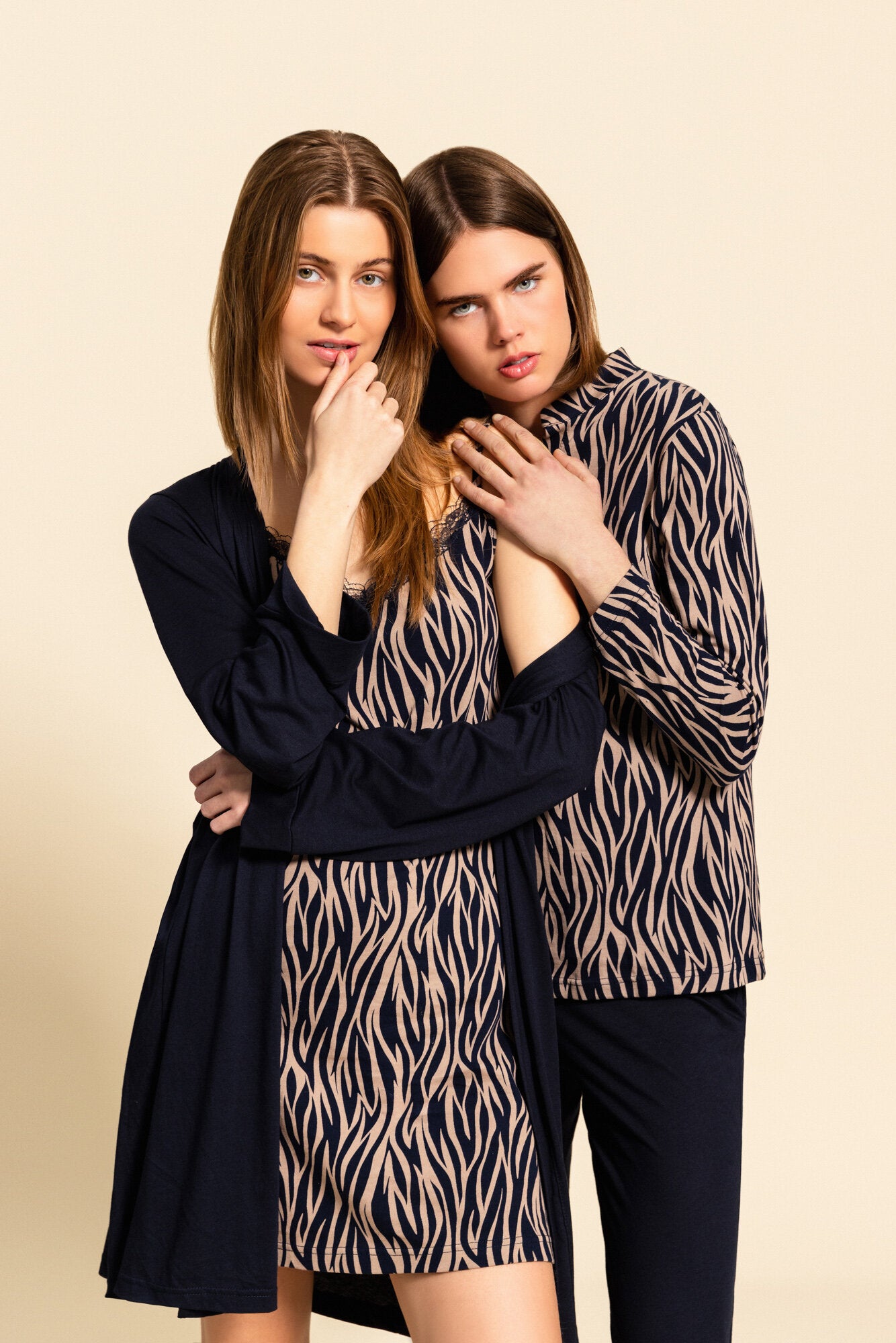 Pink Label - Pyjama Beige Zebra