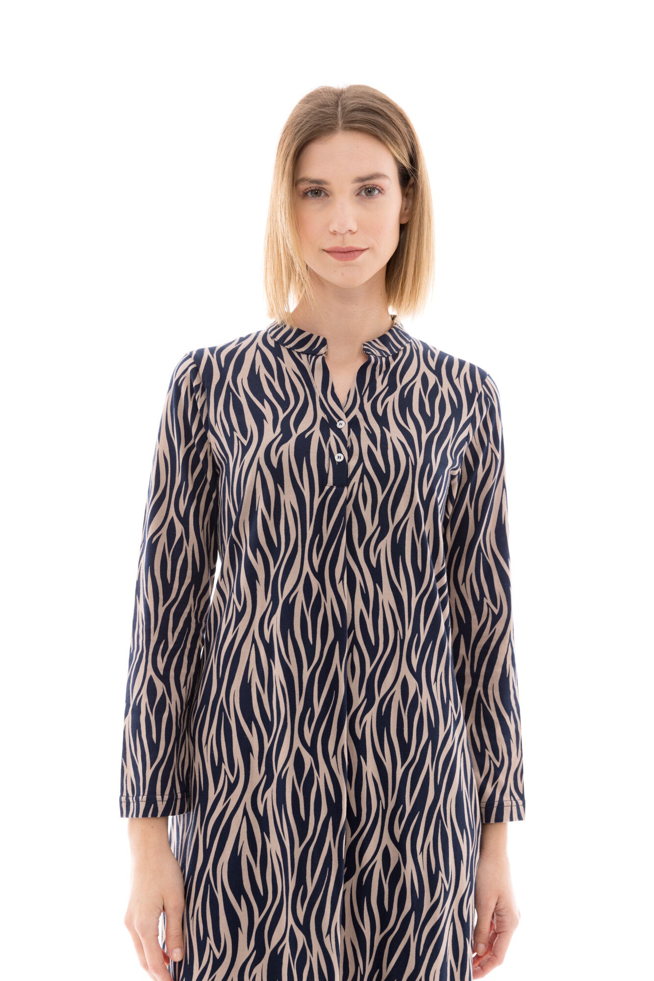 Pink Label - Nightgown Beige Zebra