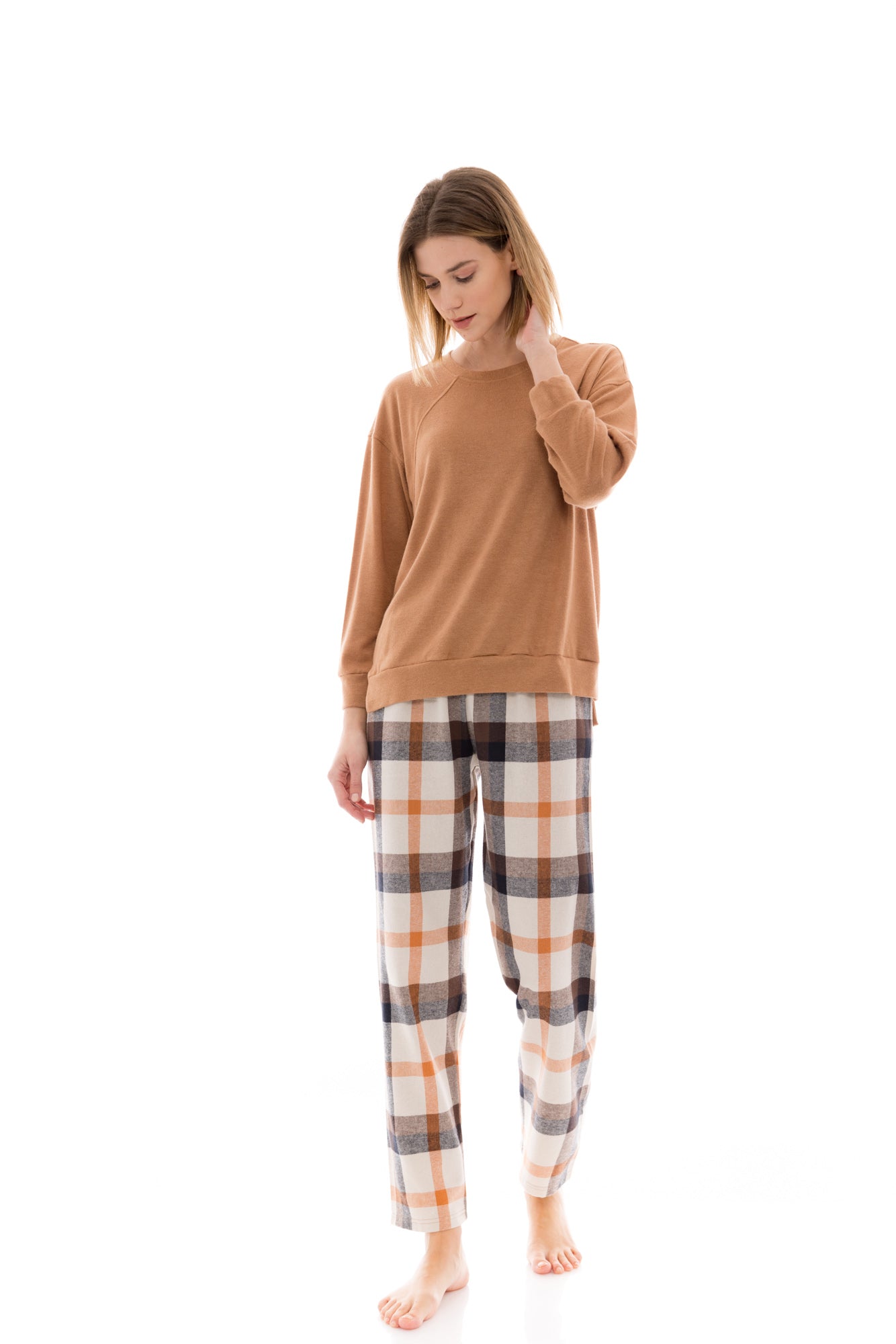 Pink Label - Pyjama Autumn Plaid