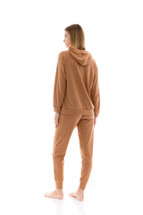 Pink Label - Homewear Solid Soft Hood Jacquard