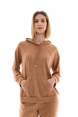 Pink Label - Homewear Solid Soft Hood Jacquard