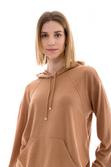 Pink Label - Homewear Solid Soft Hood Jacquard