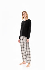 Pink Label - Black Plaid