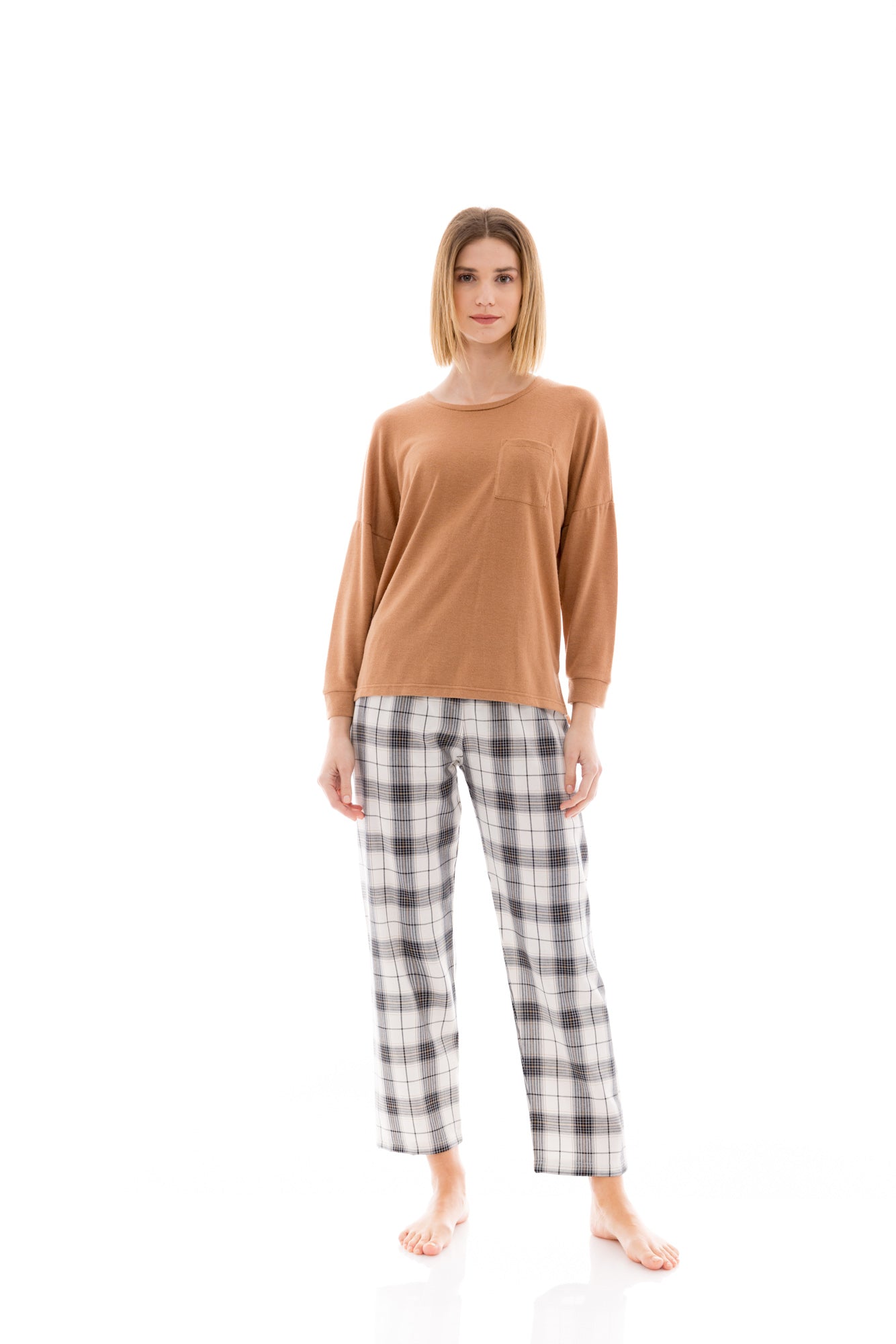 Pink Label - Black Plaid