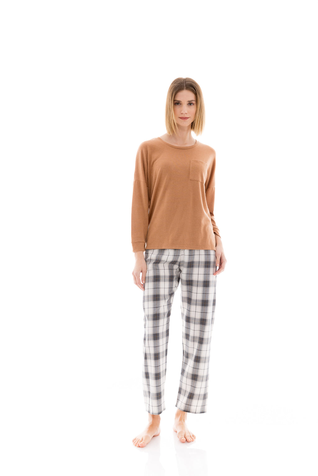 Pink Label - Black Plaid
