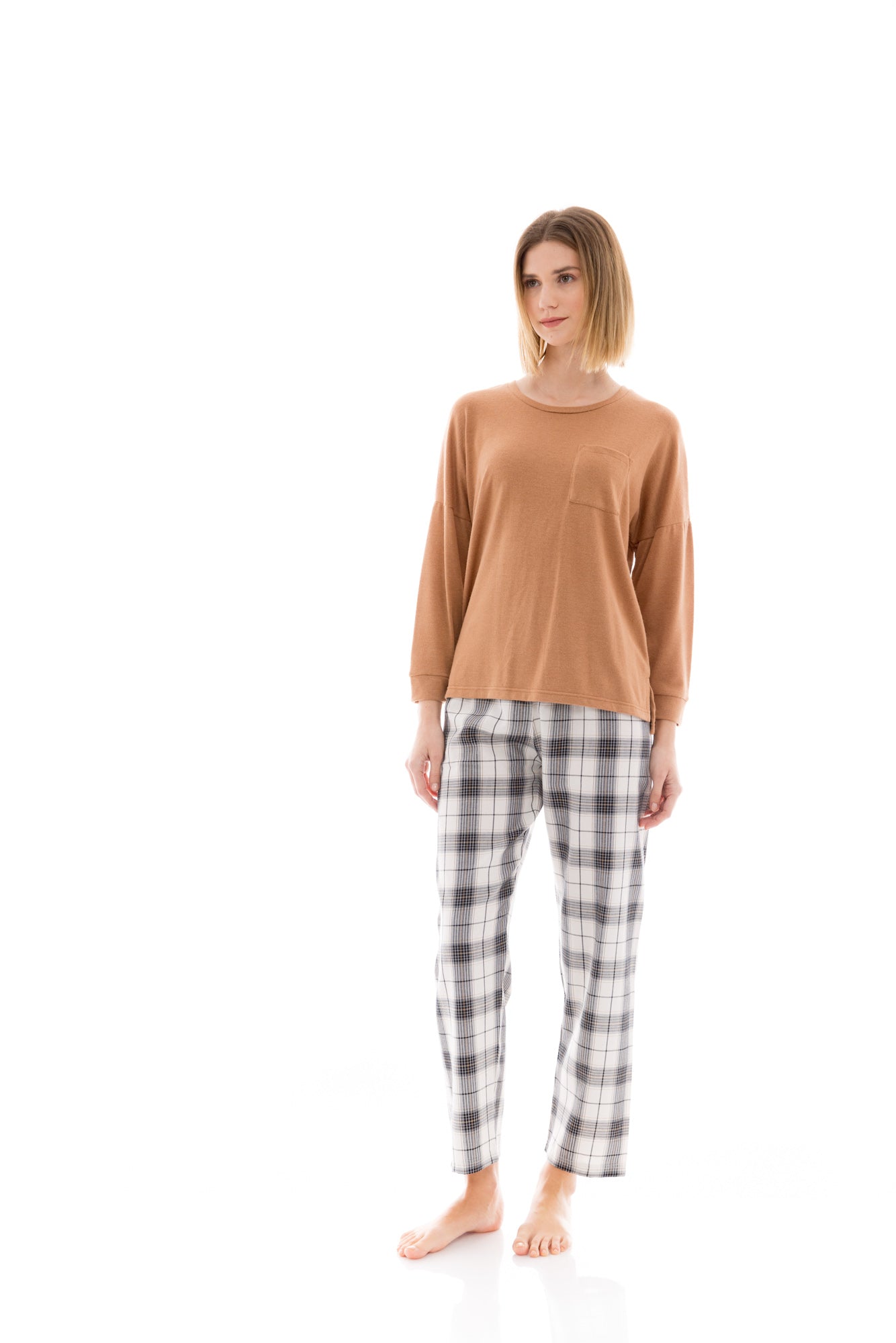 Pink Label - Black Plaid
