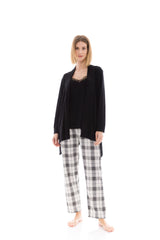 Pink Label - Black Plaid