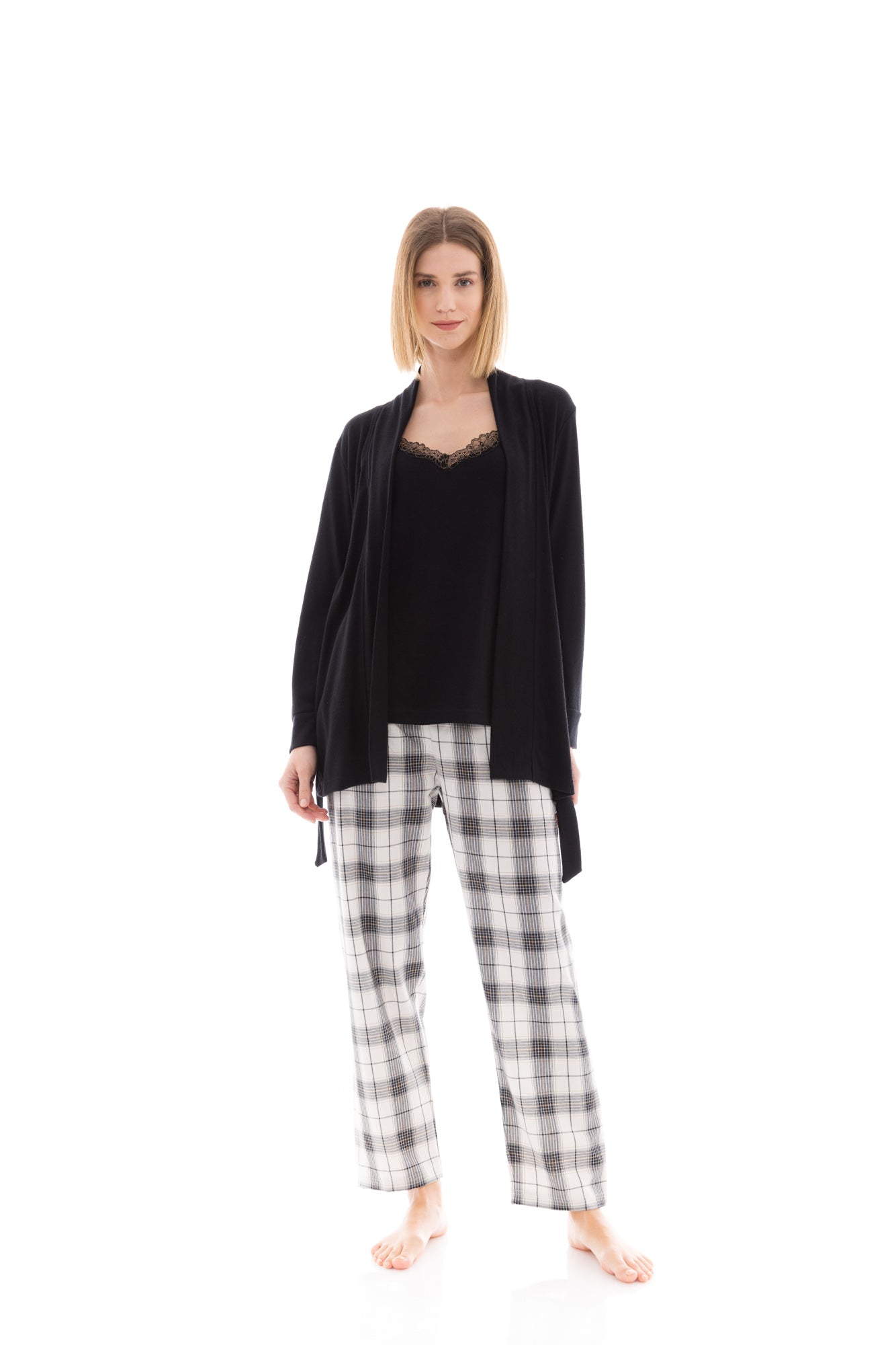 Pink Label - Black Plaid