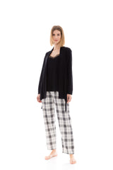 Pink Label - Black Plaid