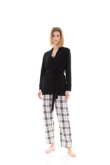 Pink Label - Black Plaid