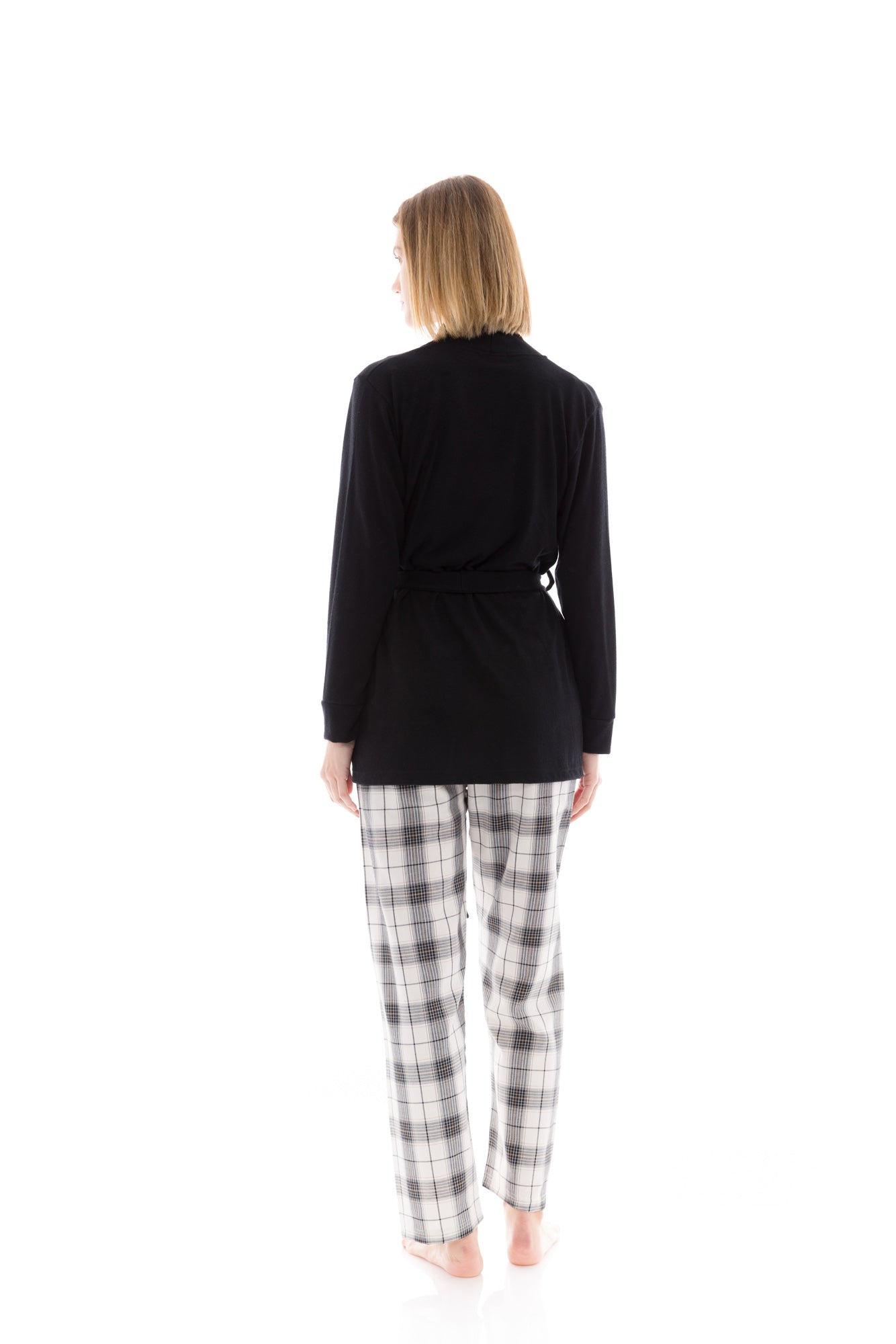 Pink Label - Black Plaid