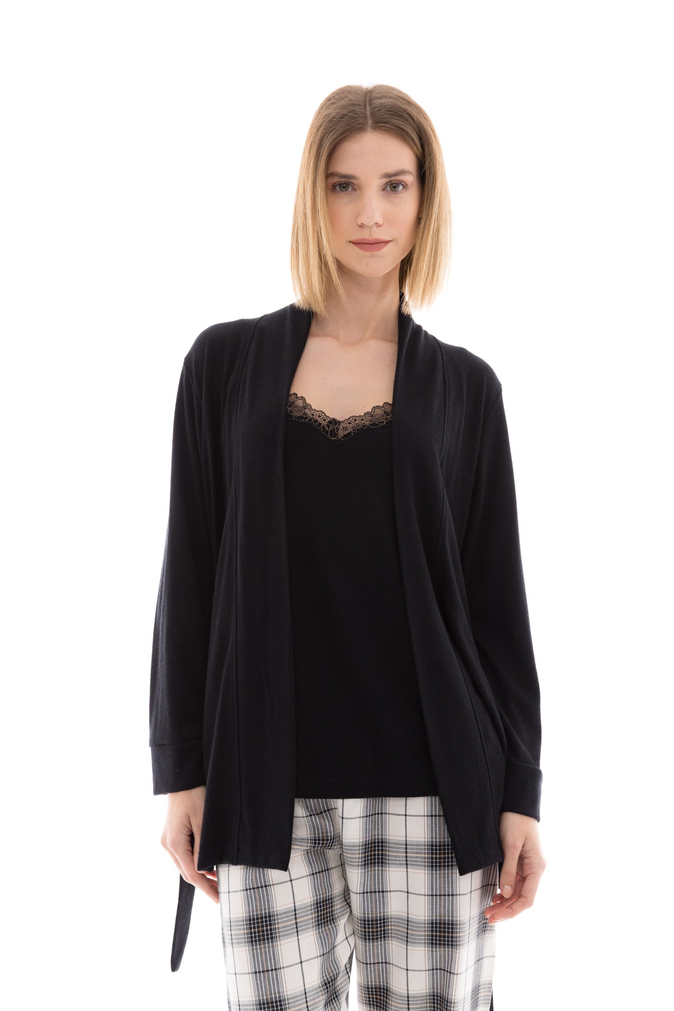 Pink Label - Black Plaid