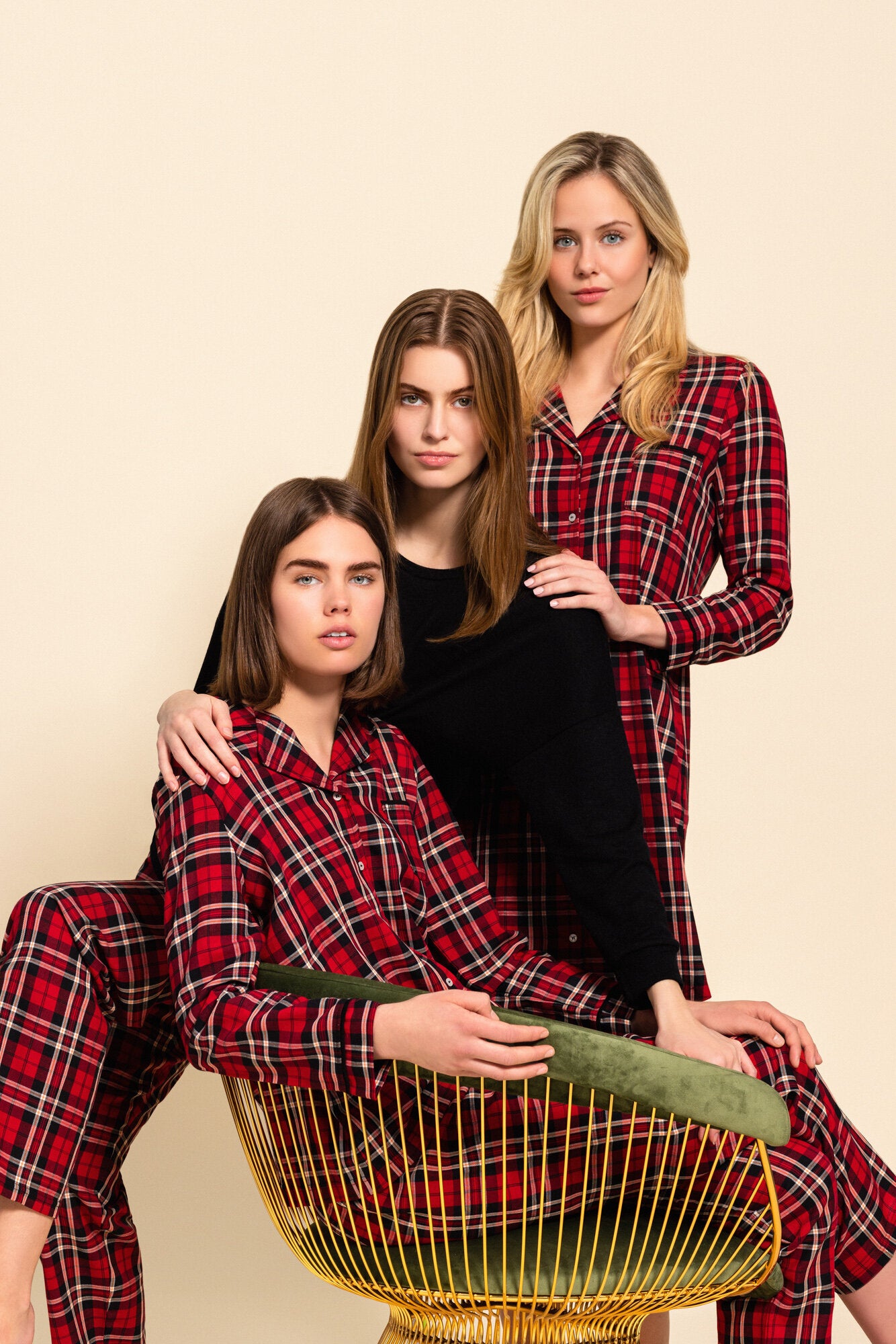 Pink Label - Black Plaid