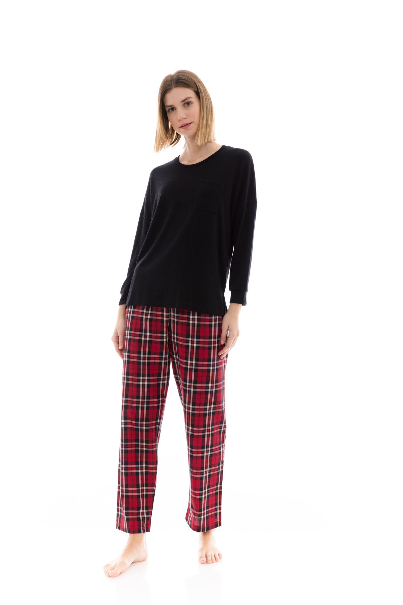 Pink Label - Black Plaid