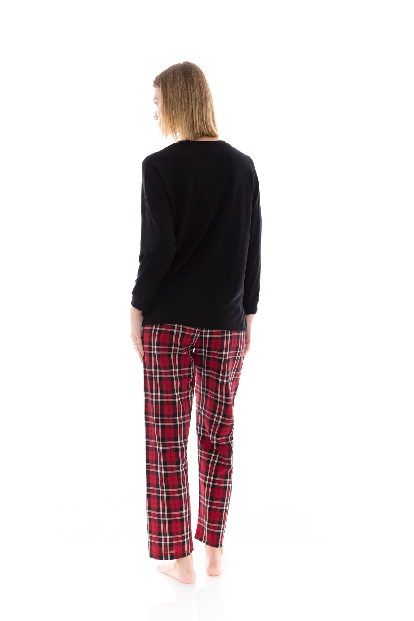 Pink Label - Black Plaid