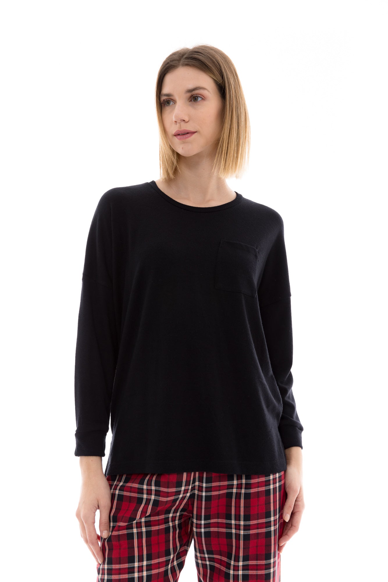 Pink Label - Black Plaid