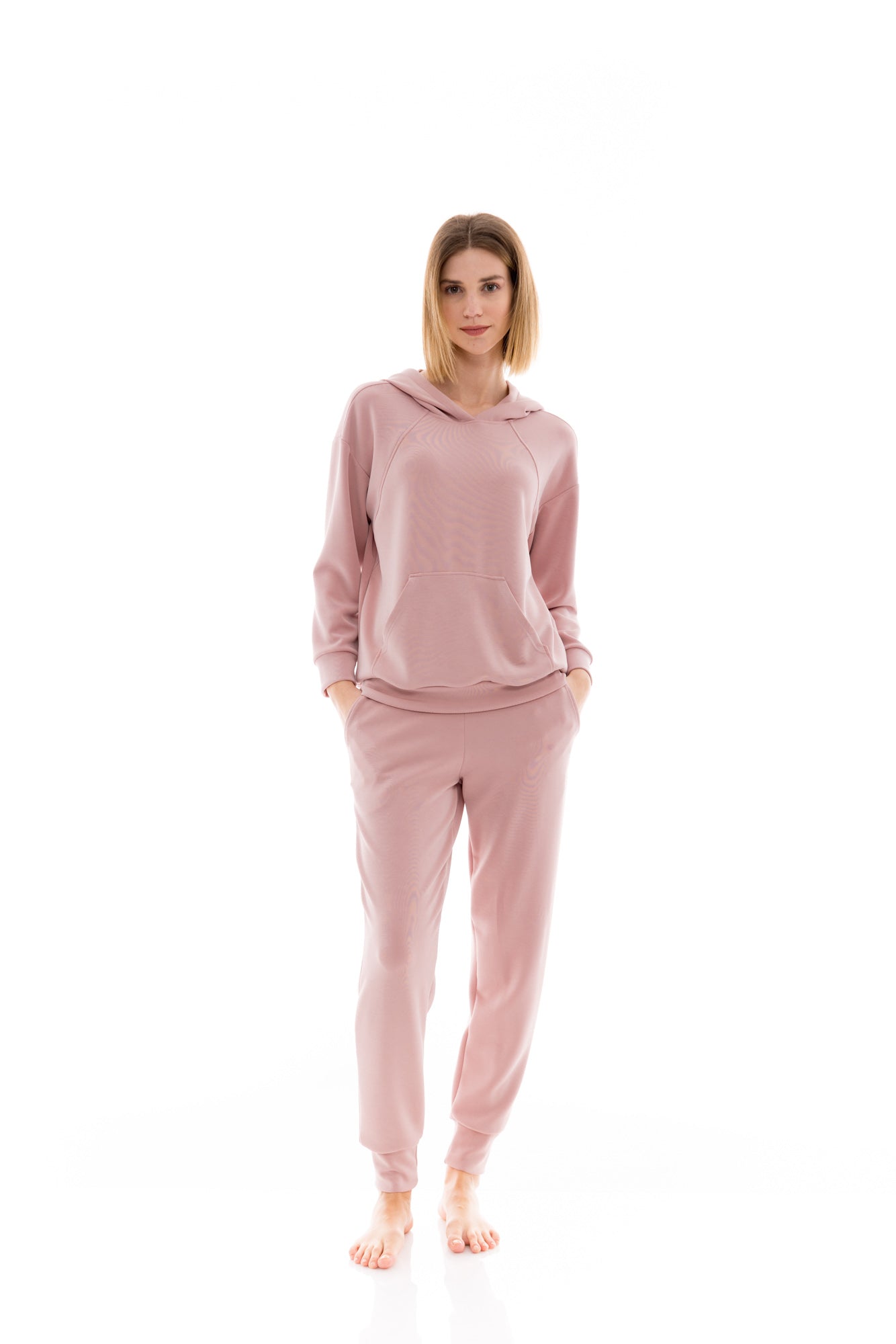 Pink Label - Homewear Hood Soft Stretch
