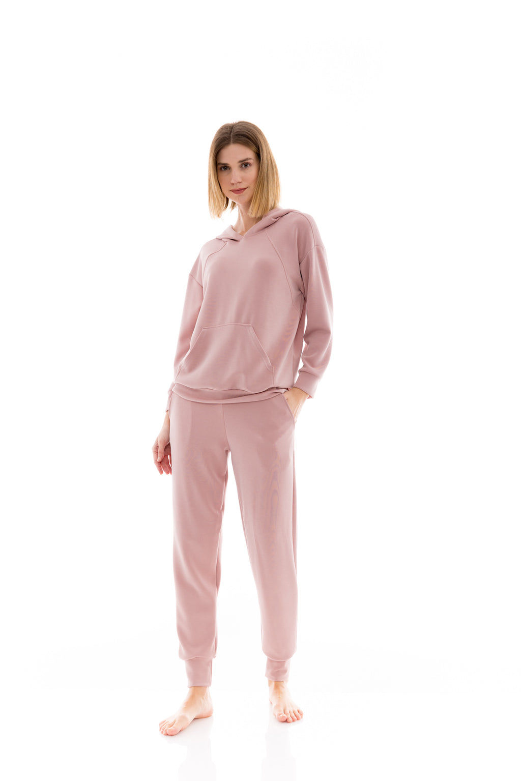 Pink Label - Homewear Hood Soft Stretch