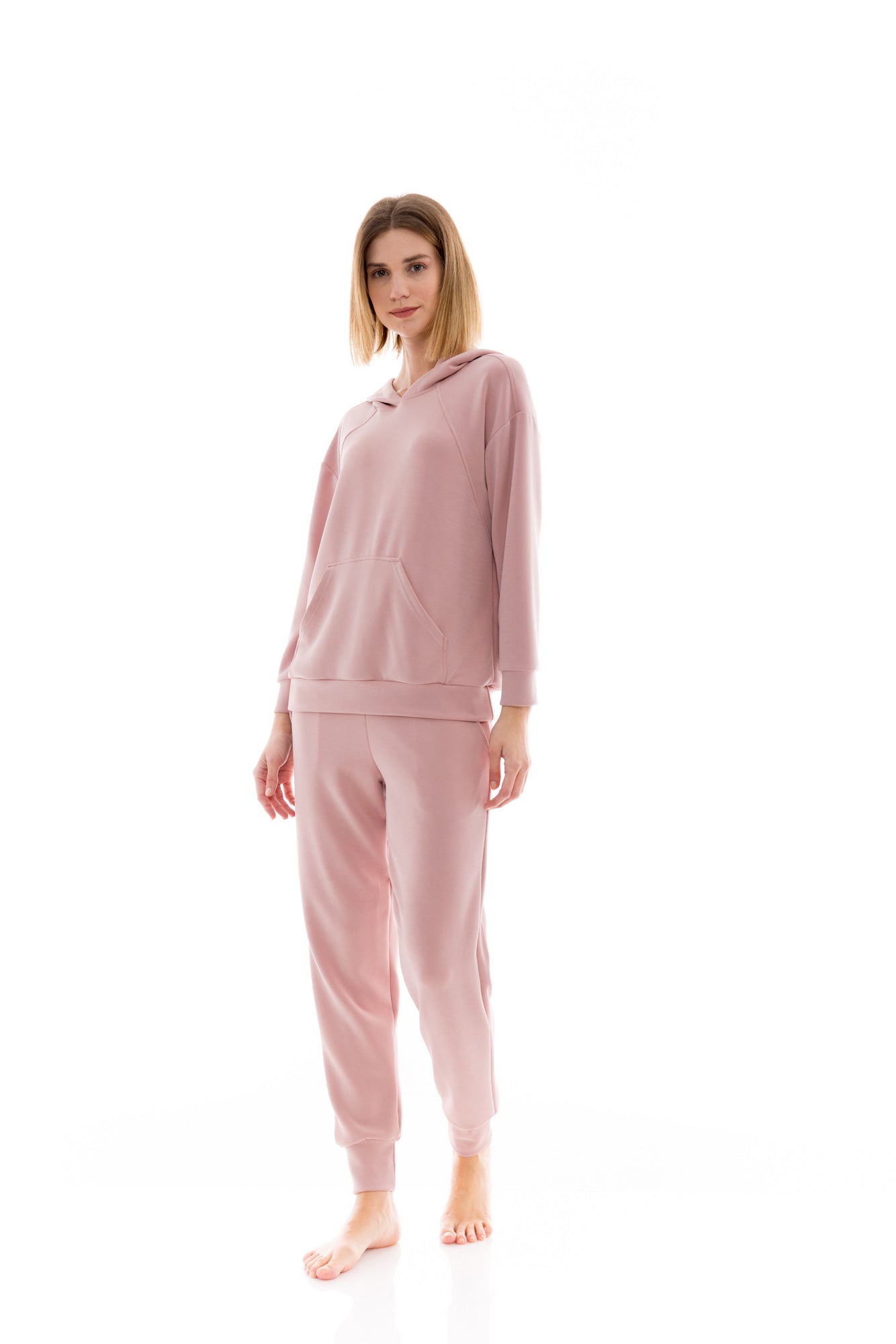 Pink Label - Homewear Hood Soft Stretch