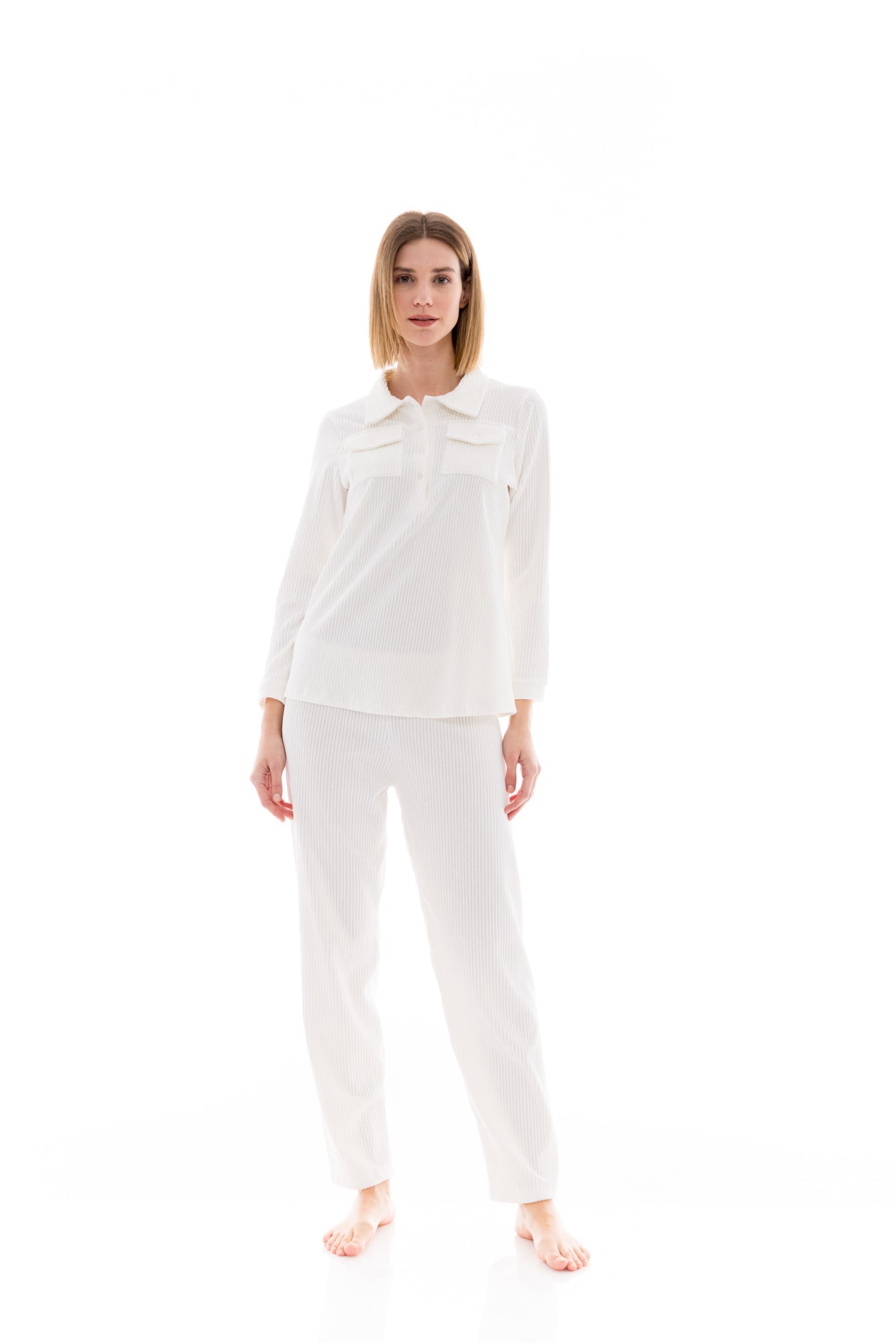 Pink Label - Pyjama Velvet Stripe