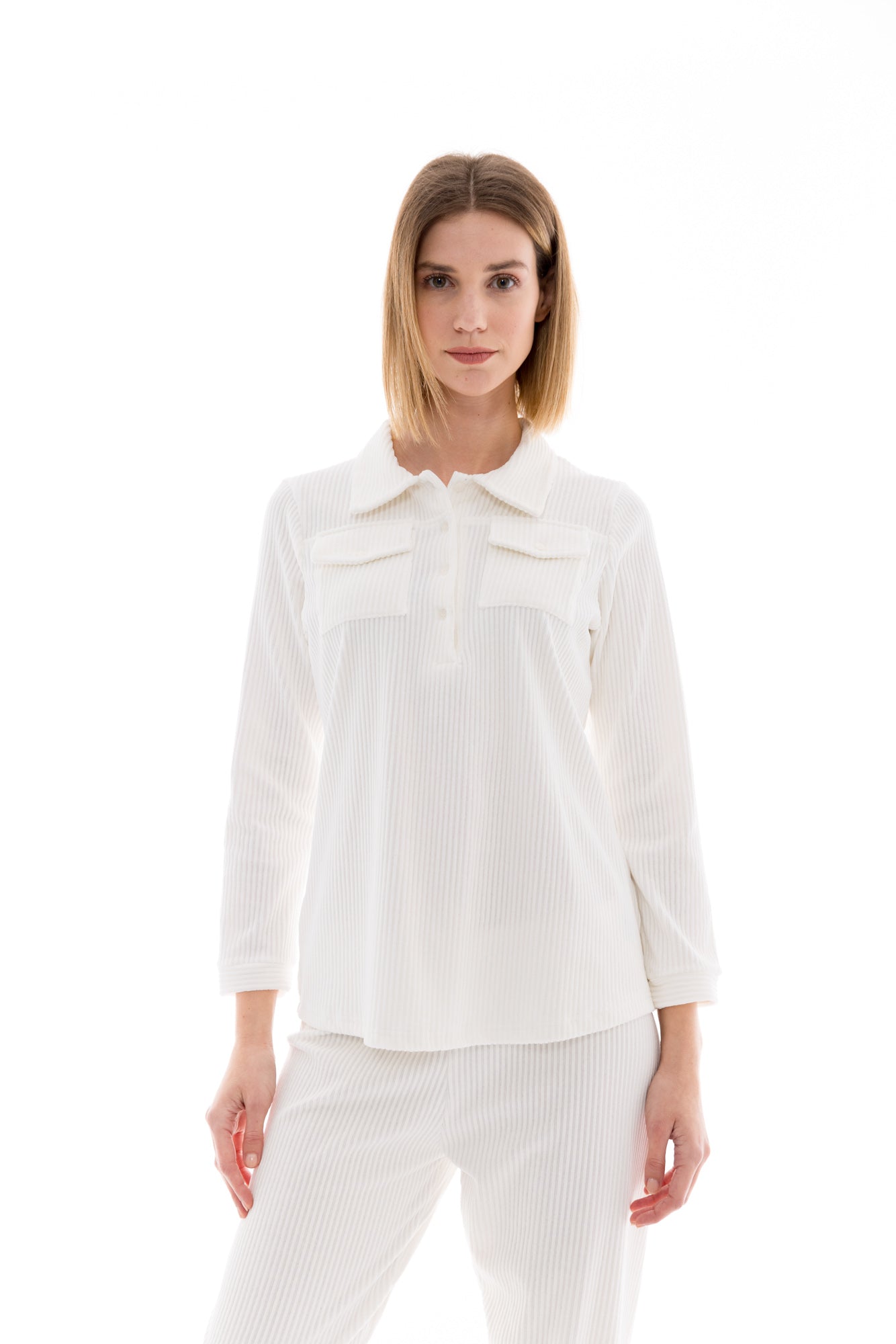 Pink Label - Pyjama Velvet Stripe