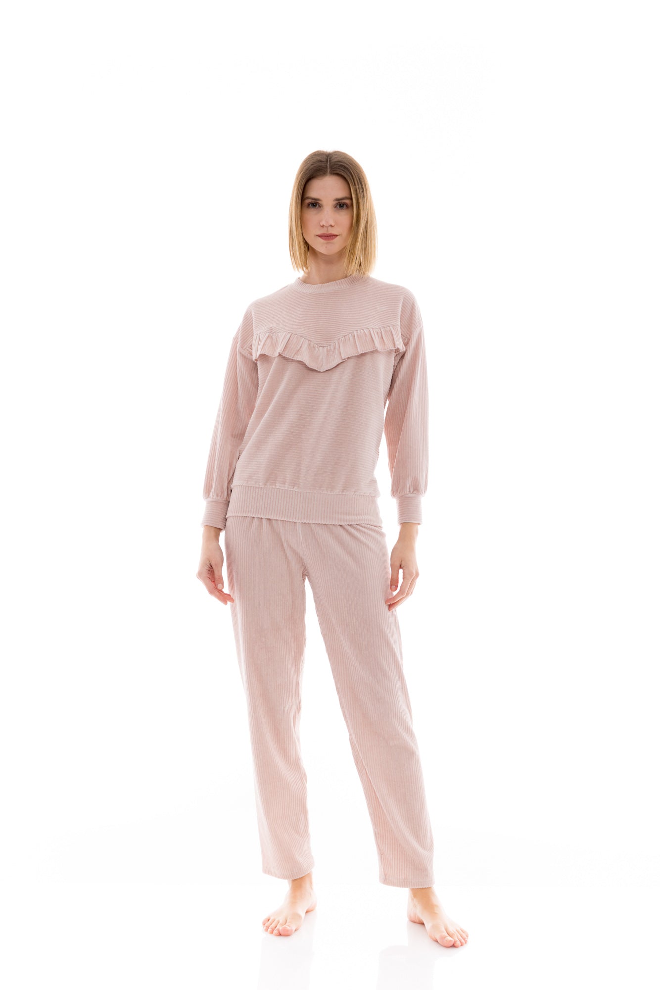 Pink Label - Pyjama Velvet Stripe