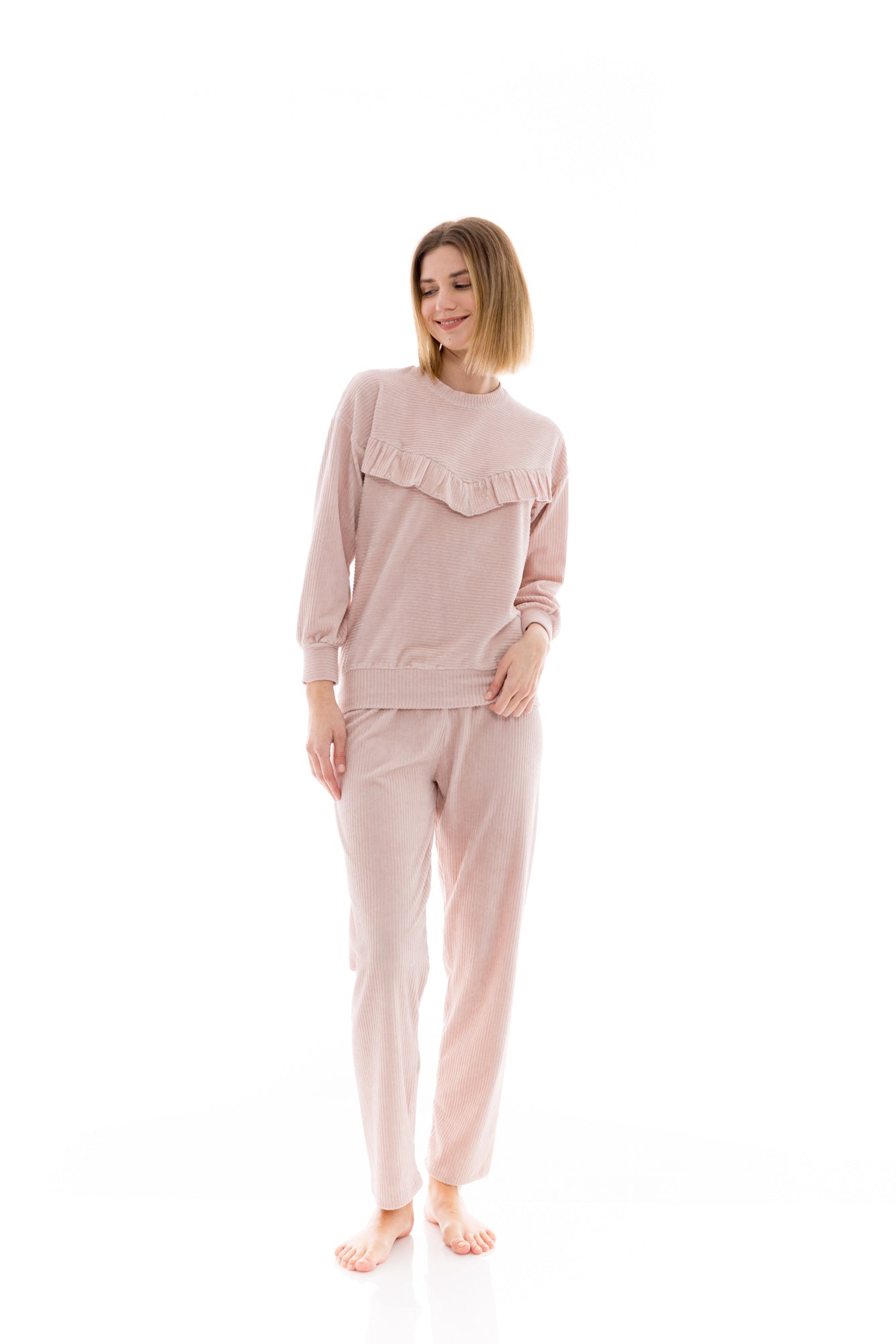Pink Label - Pyjama Velvet Stripe