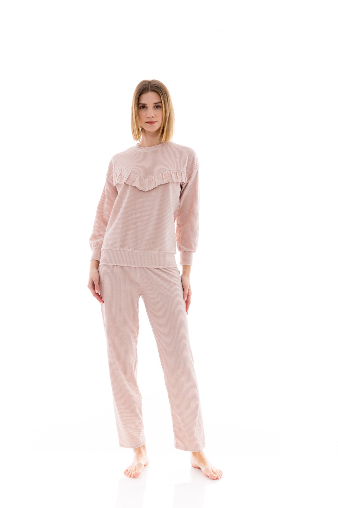 Pink Label - Pyjama Velvet Stripe