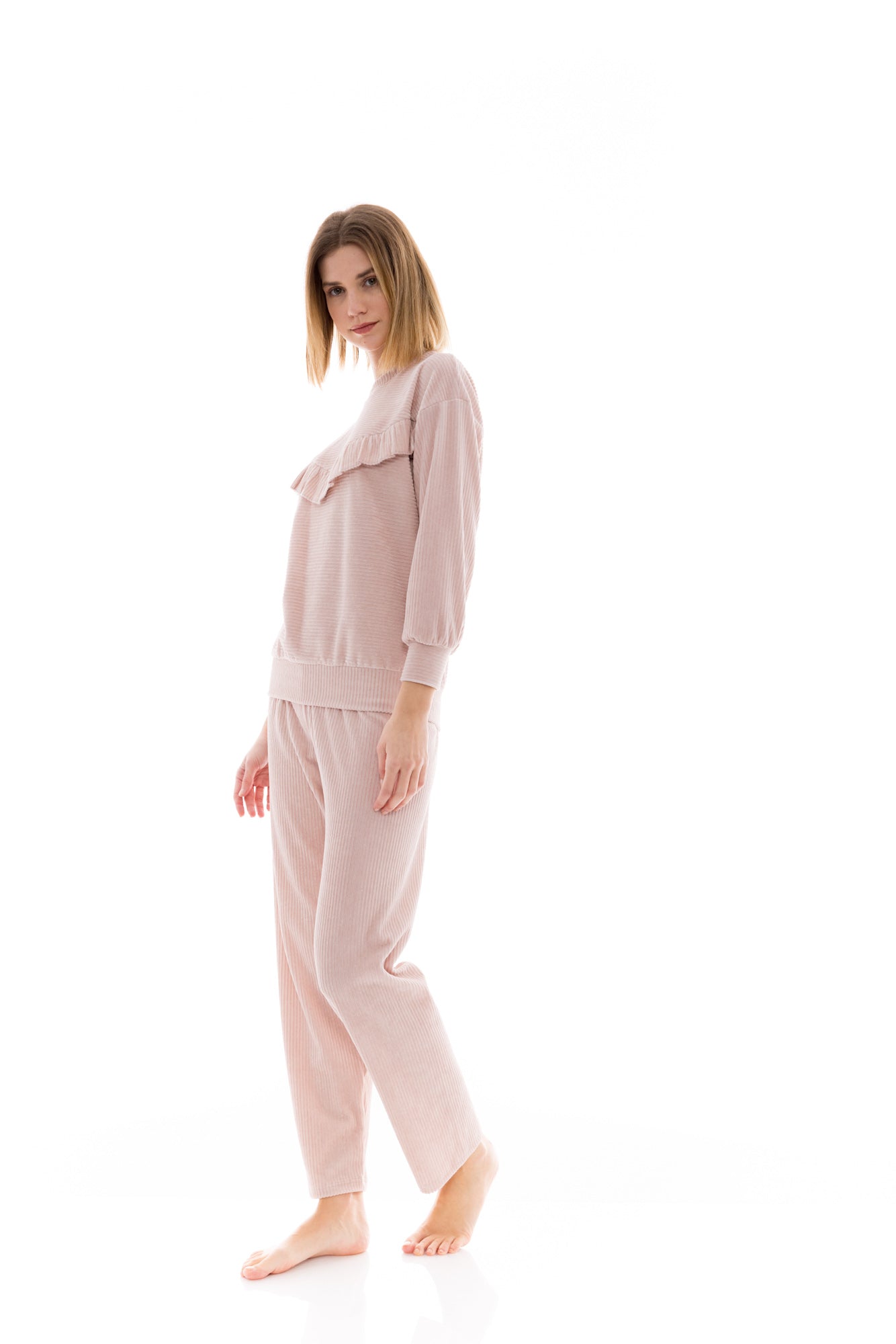 Pink Label - Pyjama Velvet Stripe
