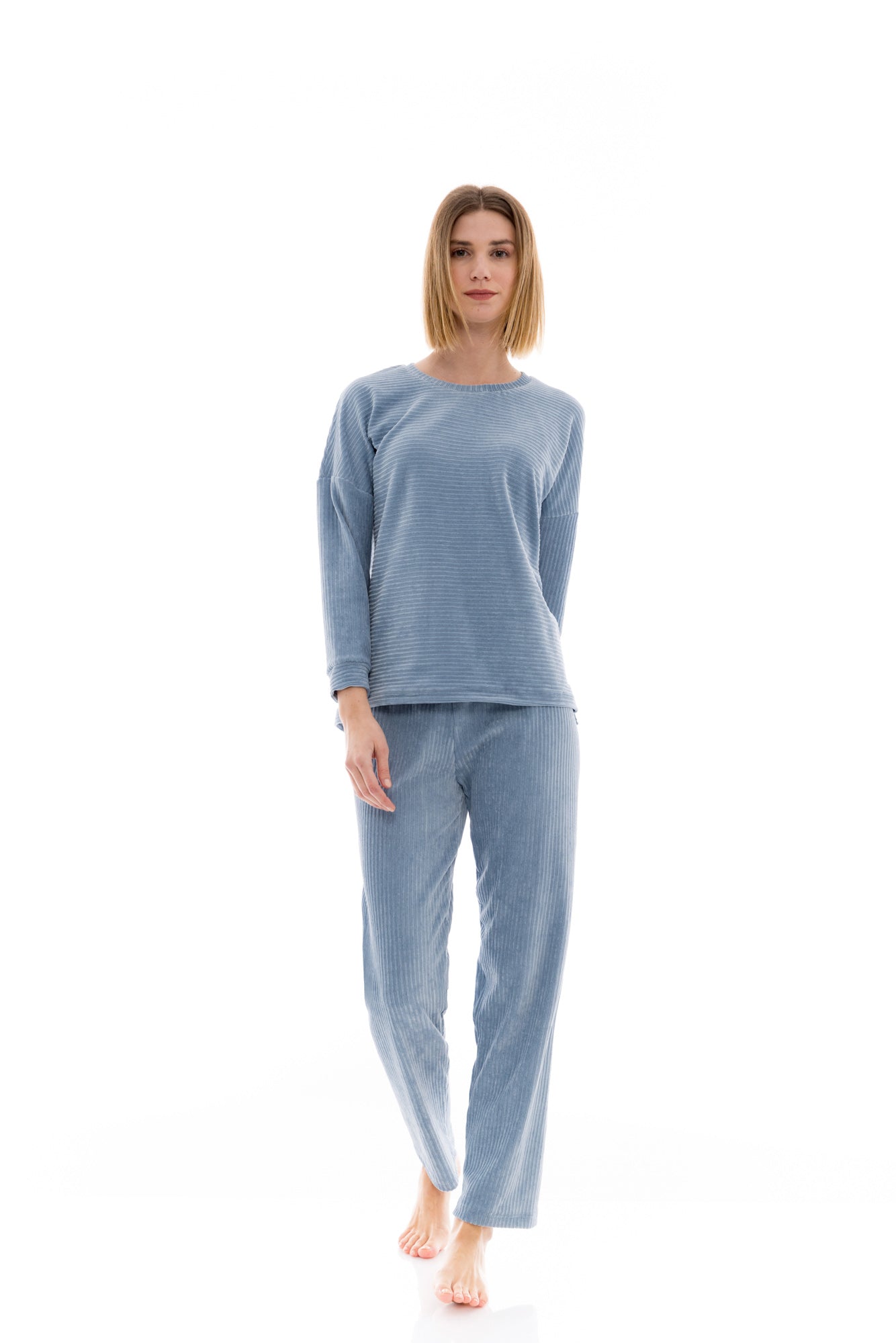 Pink Label - Pyjama Velvet Stripe