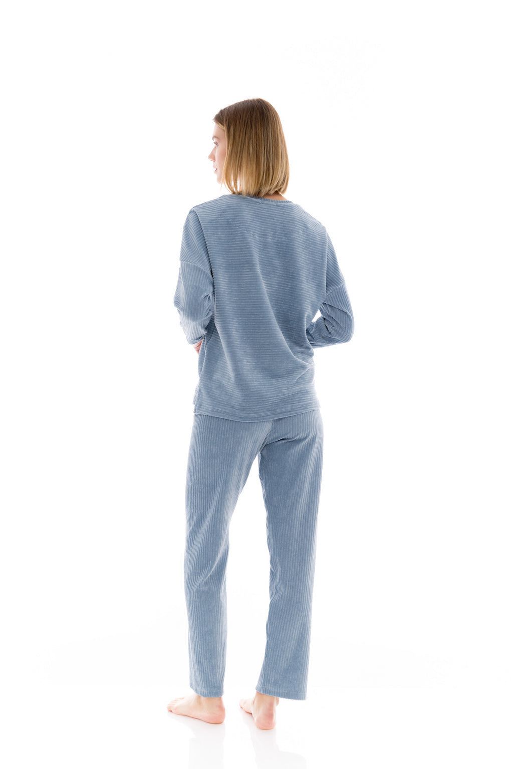 Pink Label - Pyjama Velvet Stripe