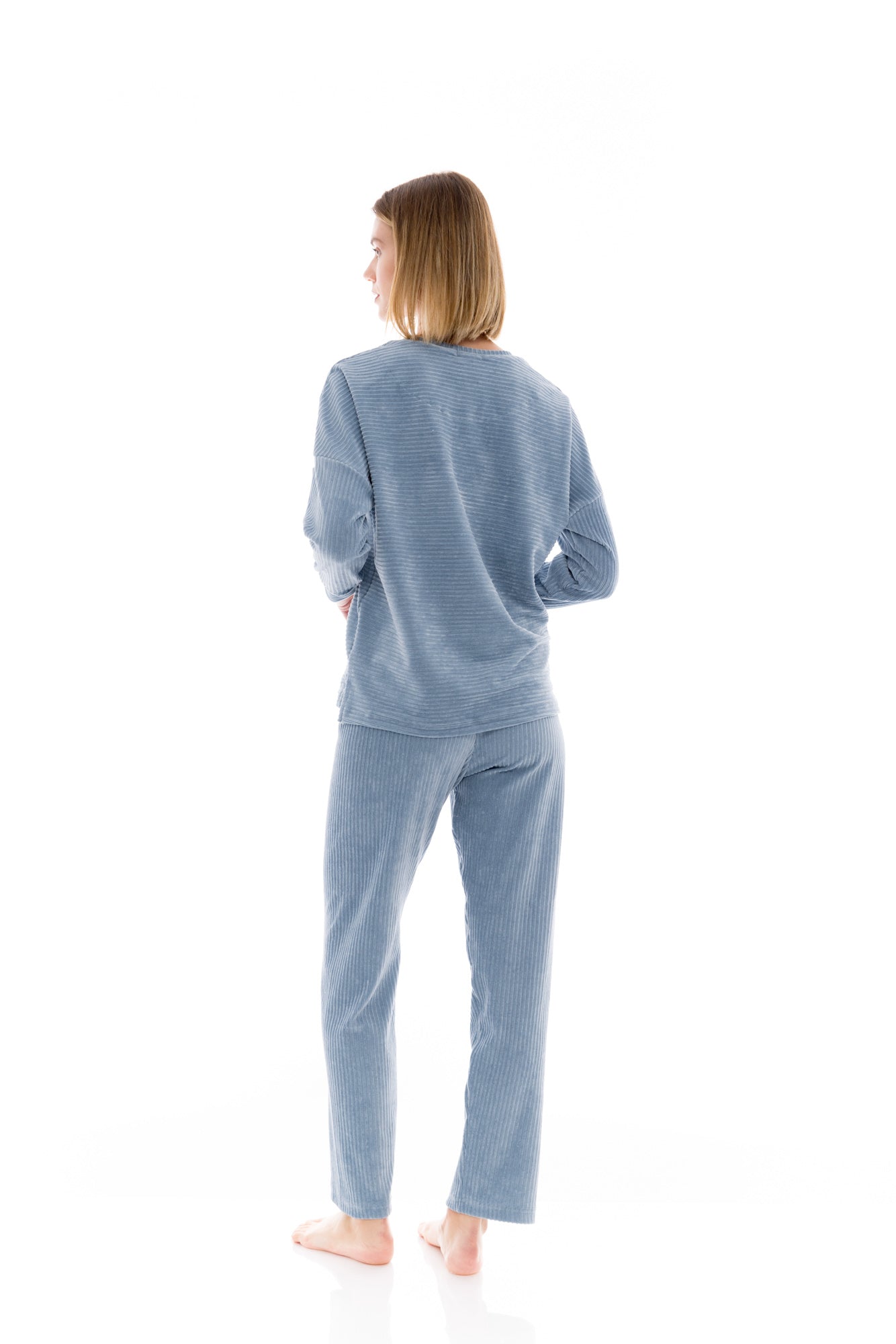 Pink Label - Pyjama Velvet Stripe