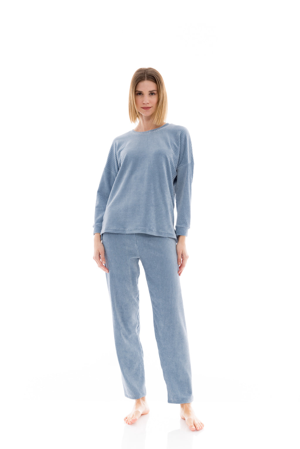 Pink Label - Pyjama Velvet Stripe