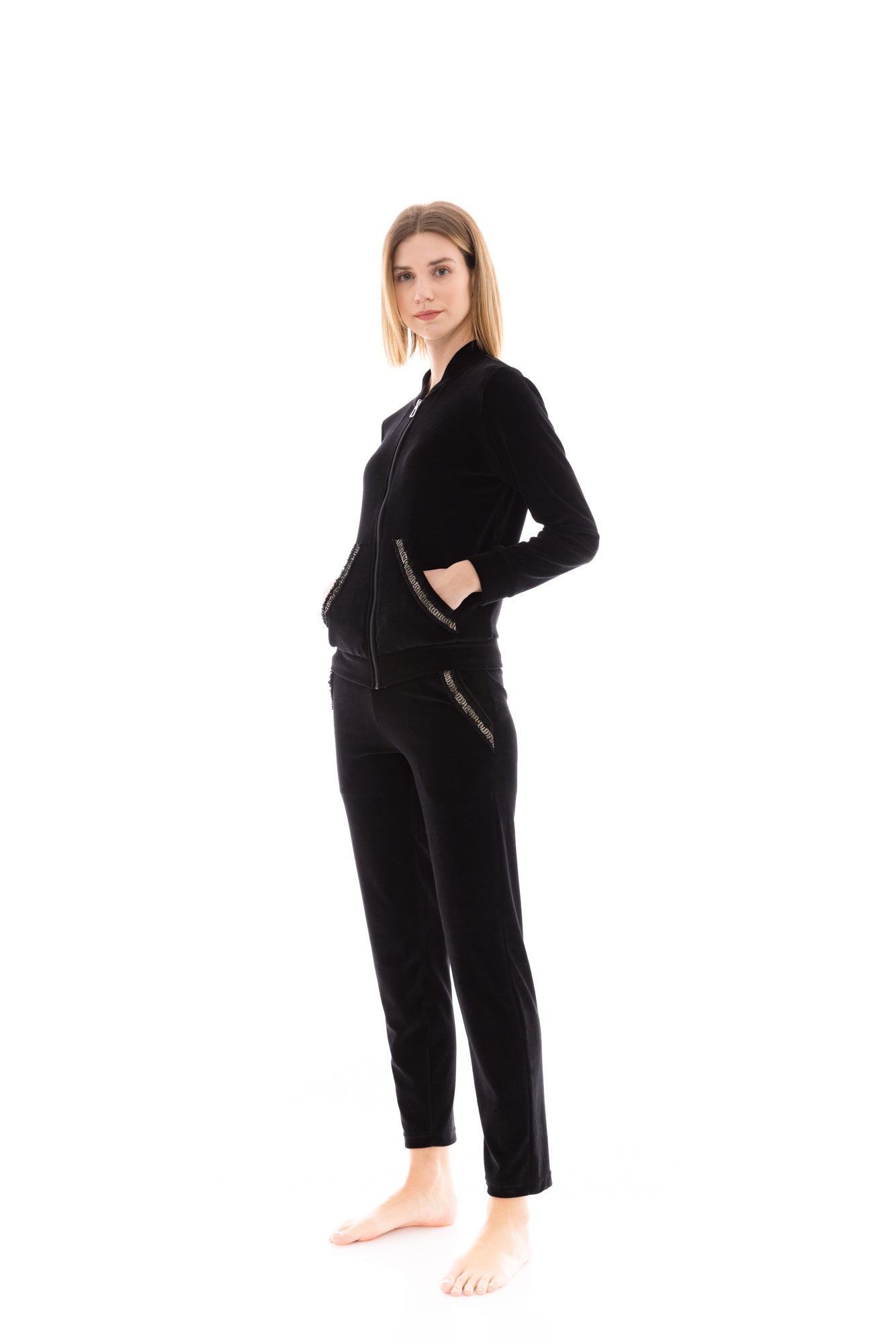 Pink Label - Trucksuit Velvet Detail