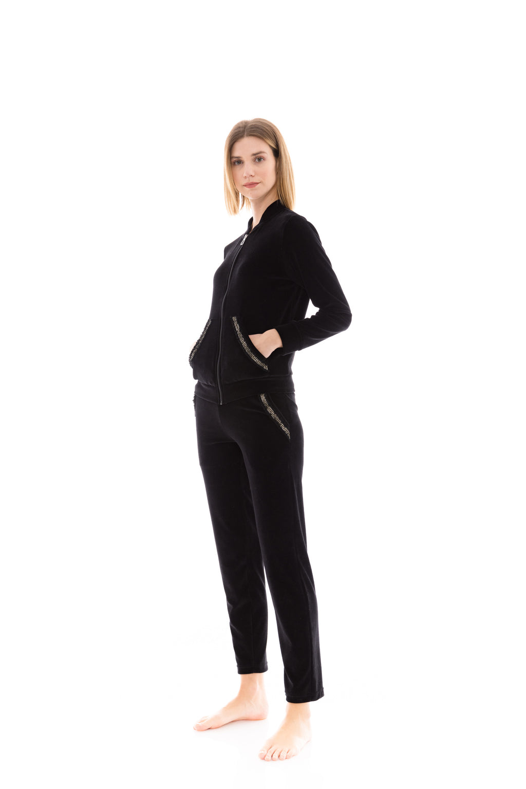 Pink Label - Trucksuit Velvet Detail