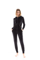 Pink Label - Trucksuit Velvet Hood Detail
