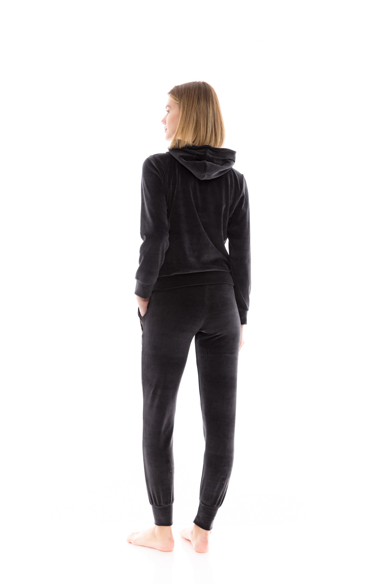 Pink Label - Trucksuit Velvet Hood Detail