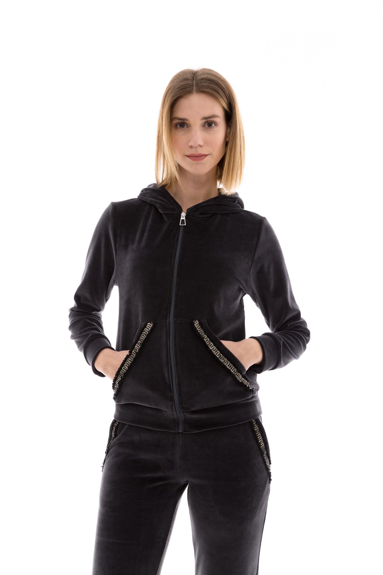 Pink Label - Trucksuit Velvet Hood Detail