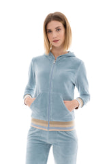 Pink Label - Trucksuit Hood Velvet Beige Stripe