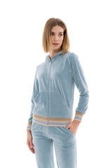 Pink Label - Trucksuit Hood Velvet Beige Stripe