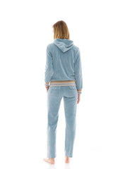 Pink Label - Trucksuit Hood Velvet Beige Stripe